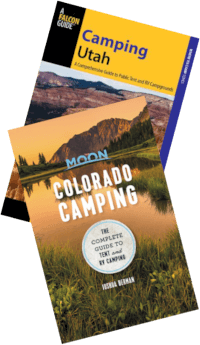 Campground guidebook for states book cover examples