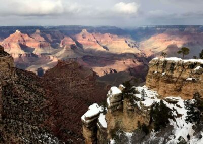 cloud shadows in sunny canyon tracking Colorado River east