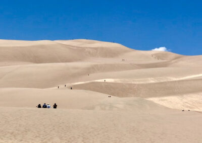 inland dunefield miles wide up to 750' tall